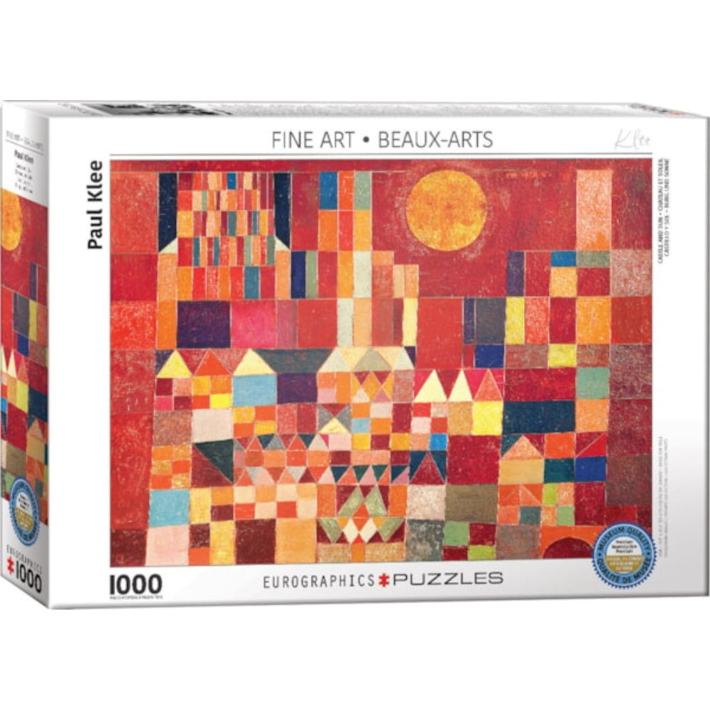 Eurographics - Klee, Castle & Sun 1000 Piece Jigsaw Puzzle