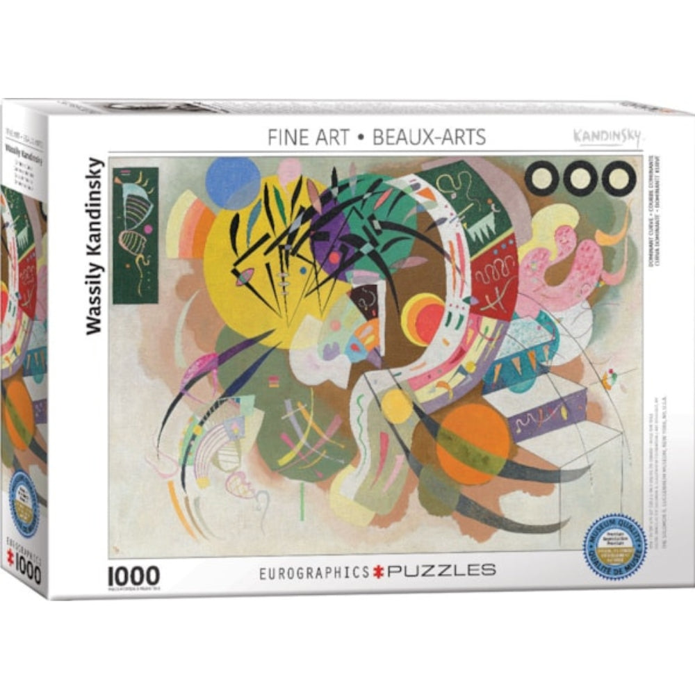 Eurographics - Kandinsky, Dominant Curve 1000 Piece Jigsaw Puzzle