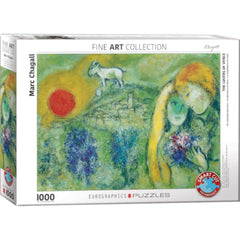 Eurographics - Chagall, Lovers Of Vence 1000 Piece Jigsaw Puzzle