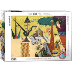 Eurographics - Miro, The Tilled Field 1000 Piece Jigsaw Puzzle