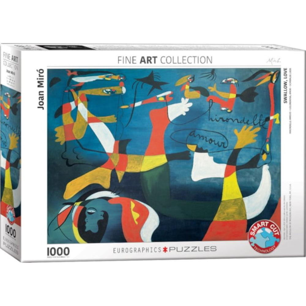 Eurographics - Miro, Swallow Love 1000 Piece Jigsaw Puzzle