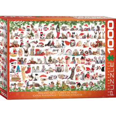 Eurographics - Holiday Cats 1000 Piece Jigsaw Puzzle