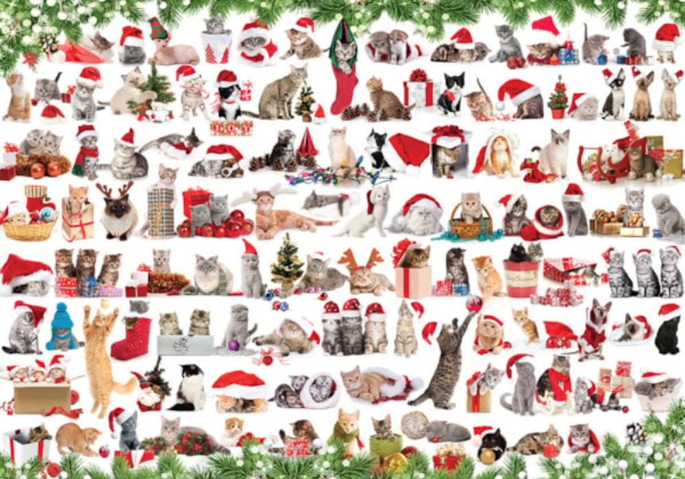 Eurographics - Holiday Cats 1000 Piece Jigsaw Puzzle