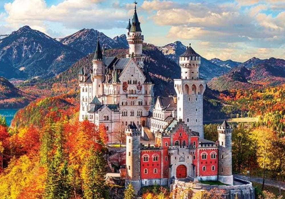 Eurographics - Neuschwanstein, Bavaria 1000 Piece Jigsaw Puzzle