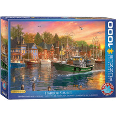 Eurographics - Harbour Sunset 1000 Piece Jigsaw Puzzle