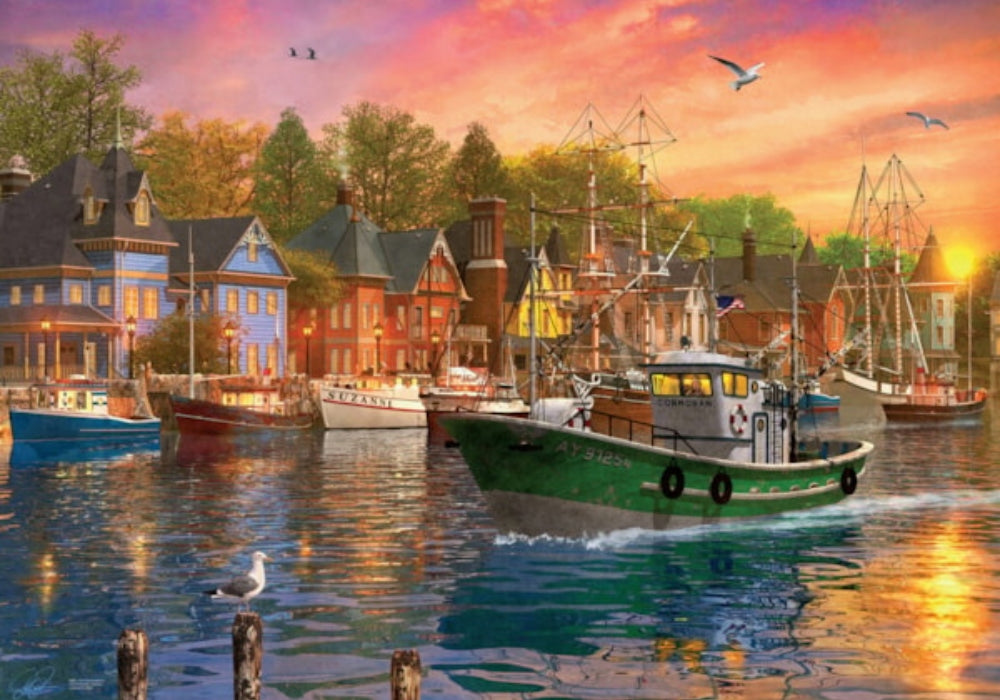 Eurographics - Harbour Sunset 1000 Piece Jigsaw Puzzle