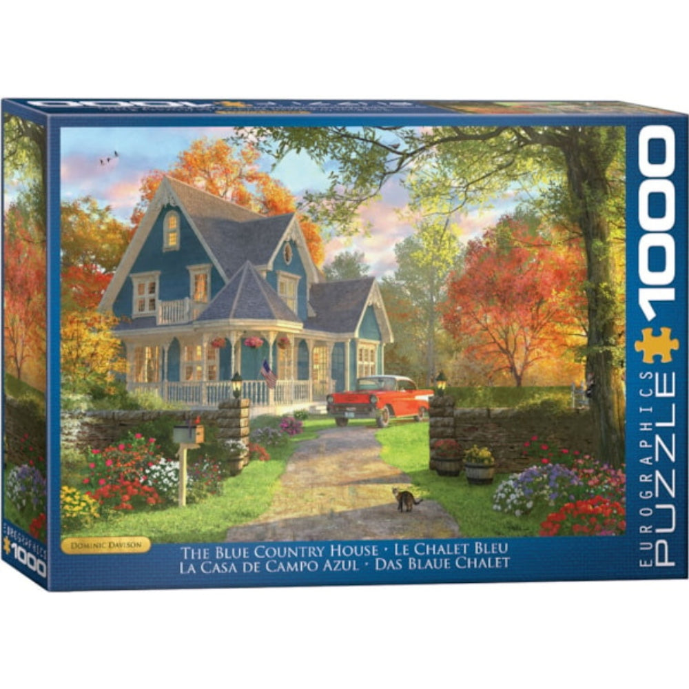 Eurographics - The Blue Country House 1000 Piece Jigsaw Puzzle