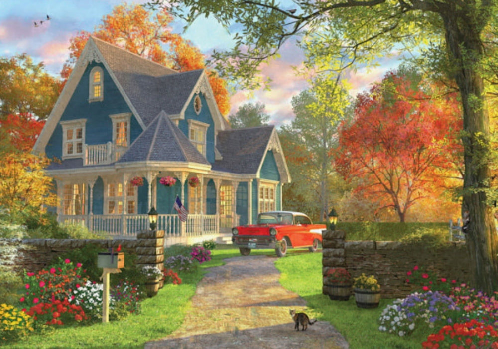 Eurographics - The Blue Country House 1000 Piece Jigsaw Puzzle