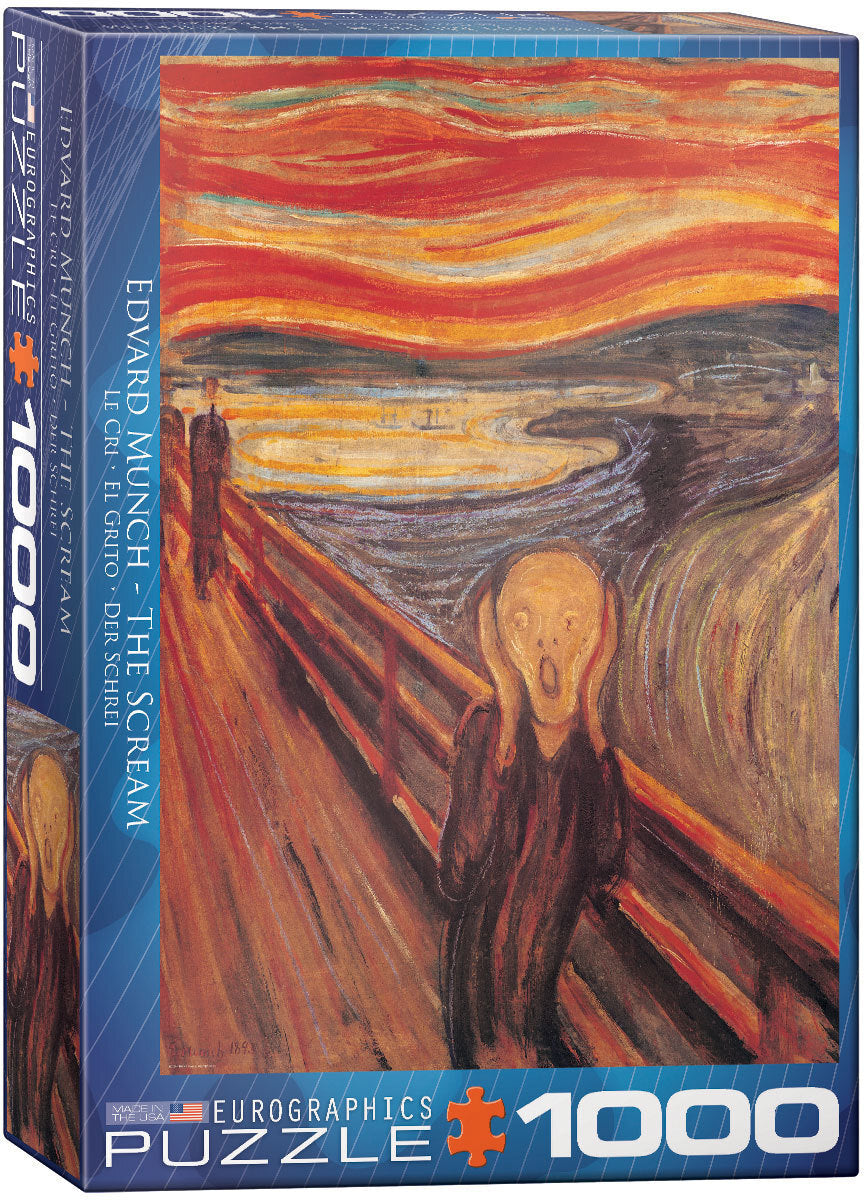 Eurographics - The Scream 1000 Piece Jigsaw Puzzle