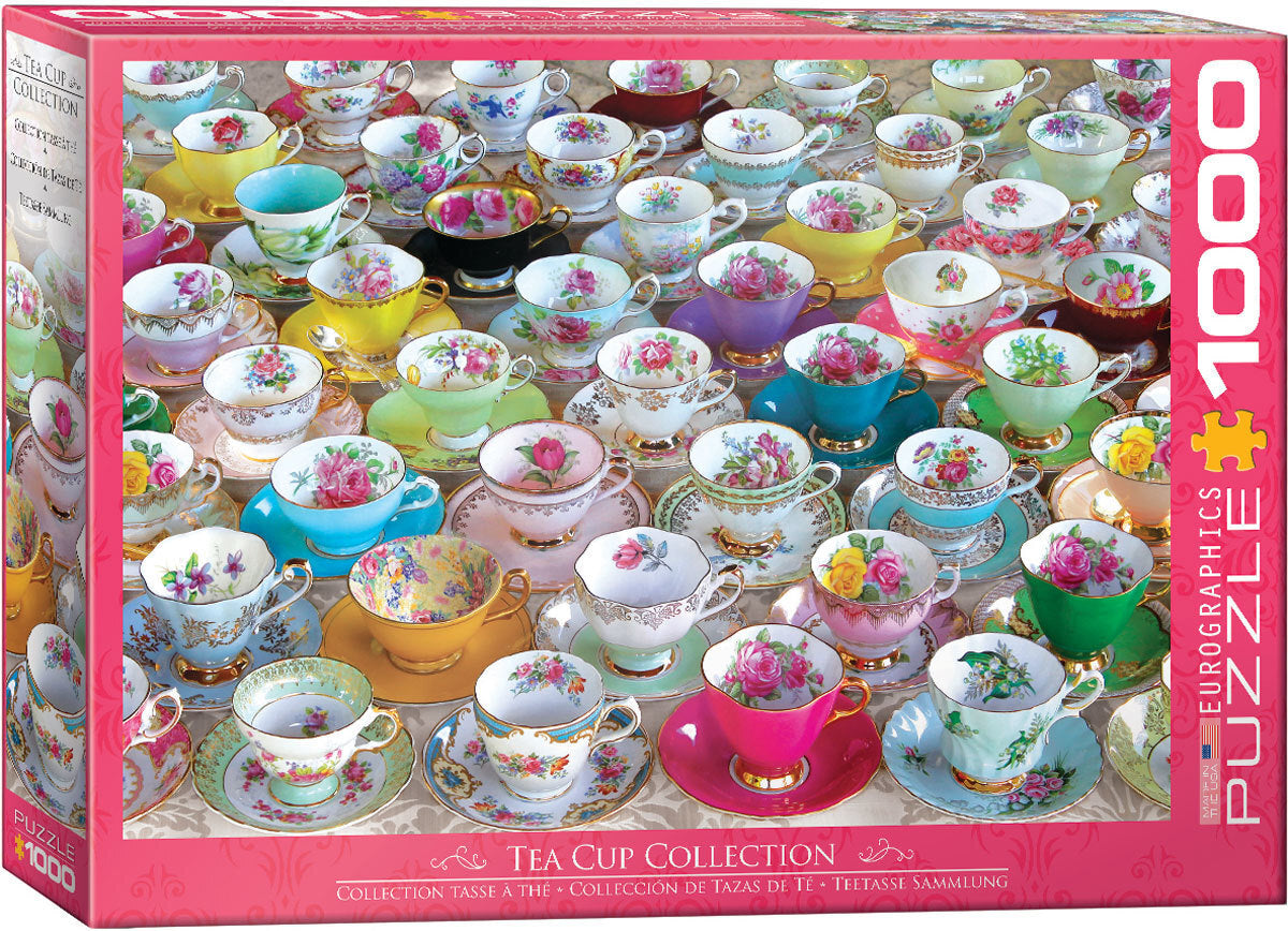 Eurographics - Tea Cup Collection 1000 Piece Jigsaw Puzzle