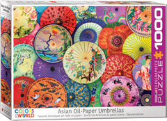 Eurographics - Asian Oil Paper Umbrellas 1000 Piece Jigsaw Puzzle