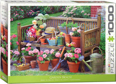 Eurographics - Garden Bench 1000 Piece Jigsaw Puzzle