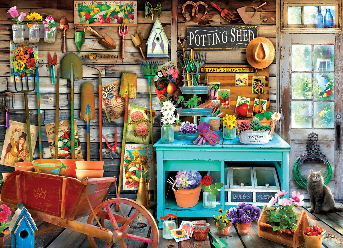 Eurographics - The Potting Shed 1000 Piece Jigsaw Puzzle