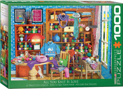 Eurographics - All you Knit Is Love  1000 Piece Jigsaw Puzzle