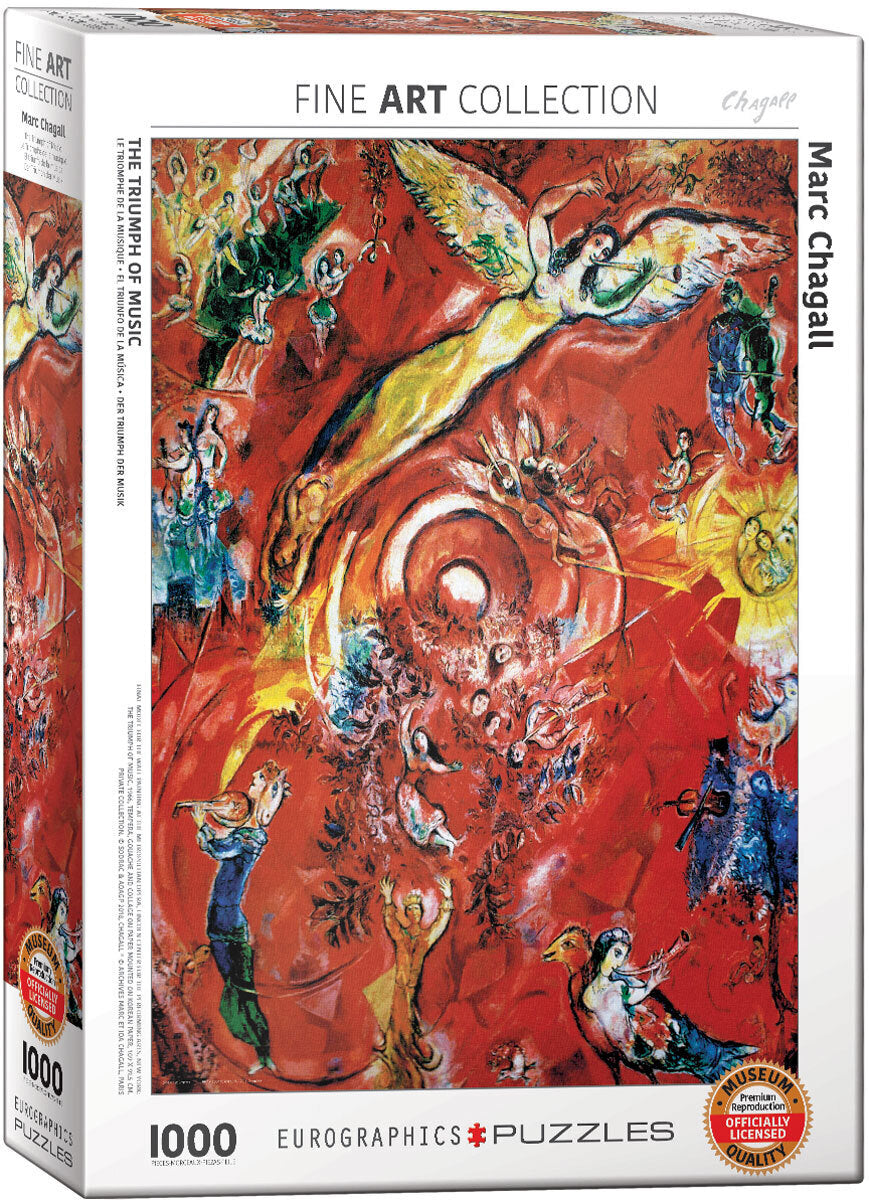 Eurographics - Chagall, Triumph of Music 1000 Piece Jigsaw Puzzle