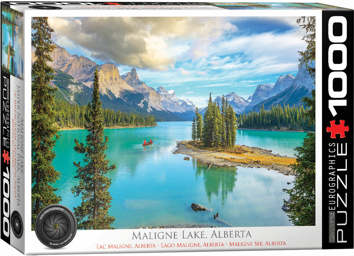 Eurographics -  Malign Lake, Alberta 1000 Piece Jigsaw Puzzle