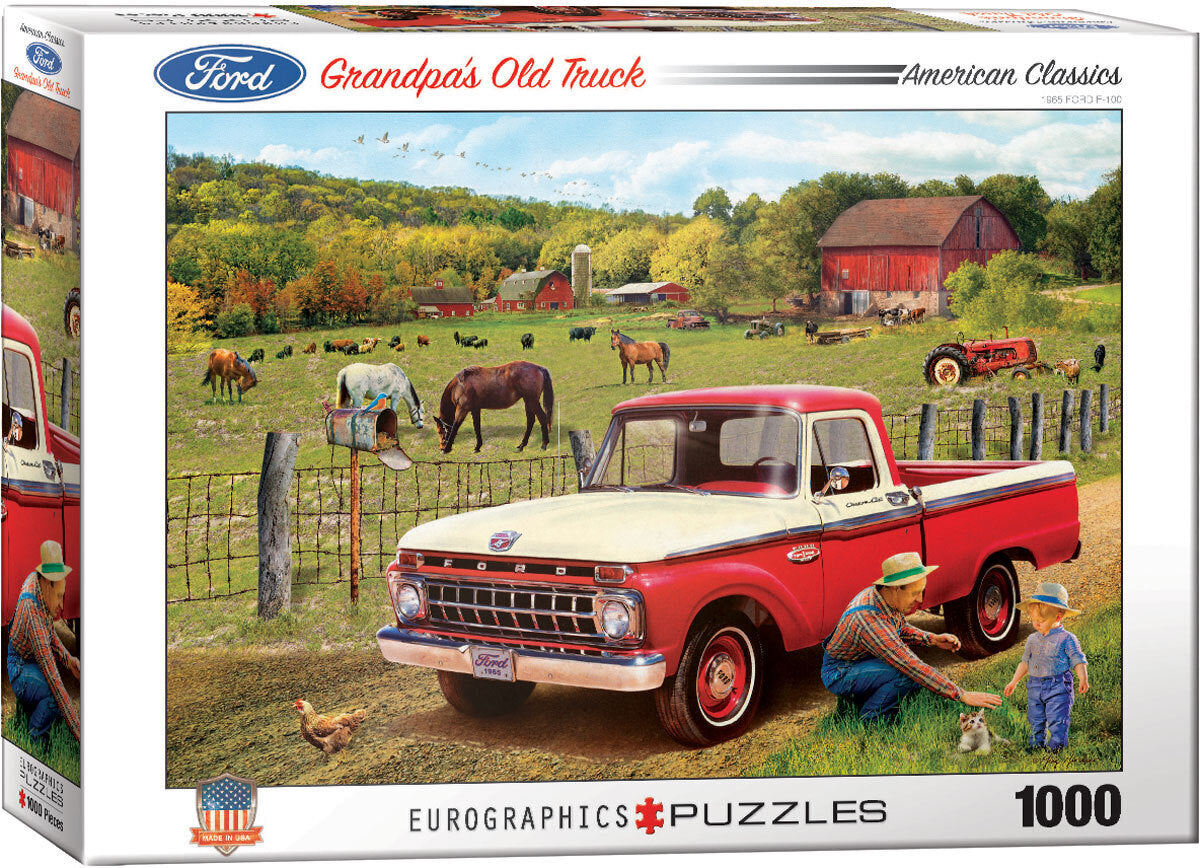 Eurographics -  Grandpa's Old Ford Truck 1000 Piece Jigsaw Puzzle