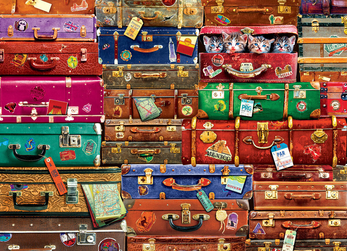 Eurographics -  Travel Suitcases Puzzle 1000 Piece Jigsaw Puzzle