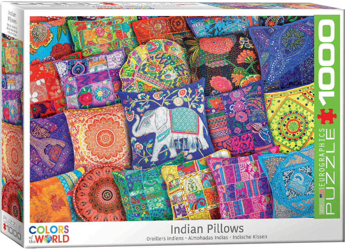 Eurographics - Indian Pillows Puzzle 1000 Piece Jigsaw Puzzle