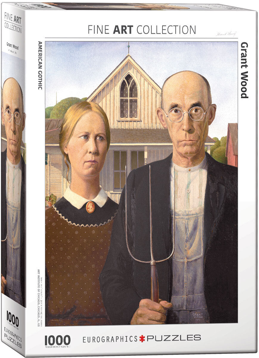 Eurographics - American Gothic Puzzle Puzzle 1000 Piece Jigsaw Puzzle