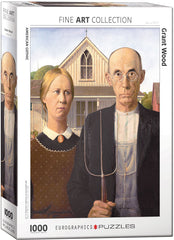 Eurographics - American Gothic Puzzle Puzzle 1000 Piece Jigsaw Puzzle