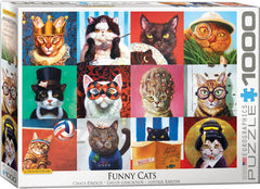 Eurographics - Funny Cats Puzzle 1000 Piece Jigsaw Puzzle