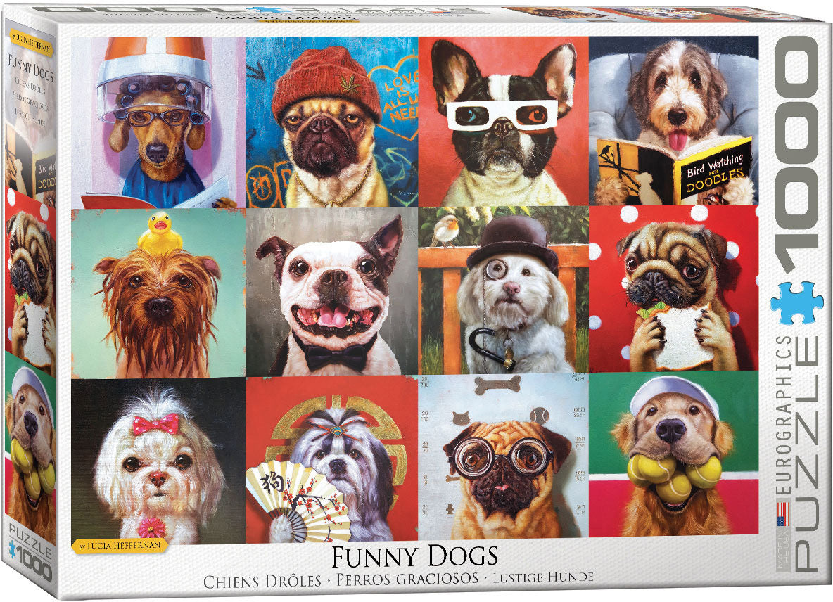 Eurographics - Funny Dogs Puzzle 1000 Piece Jigsaw Puzzle