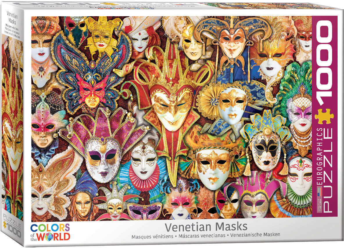 Eurographics - Venetian Masks 1000 Piece Jigsaw Puzzle