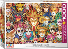 Eurographics - Venetian Masks 1000 Piece Jigsaw Puzzle