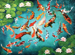 Eurographics - Colourful Koi Fish 1000 Piece Jigsaw Puzzle