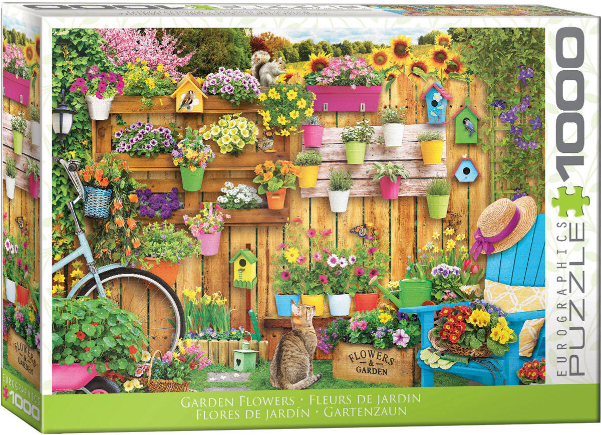 Eurographics - Garden Flowers 1000 Piece Jigsaw Puzzle