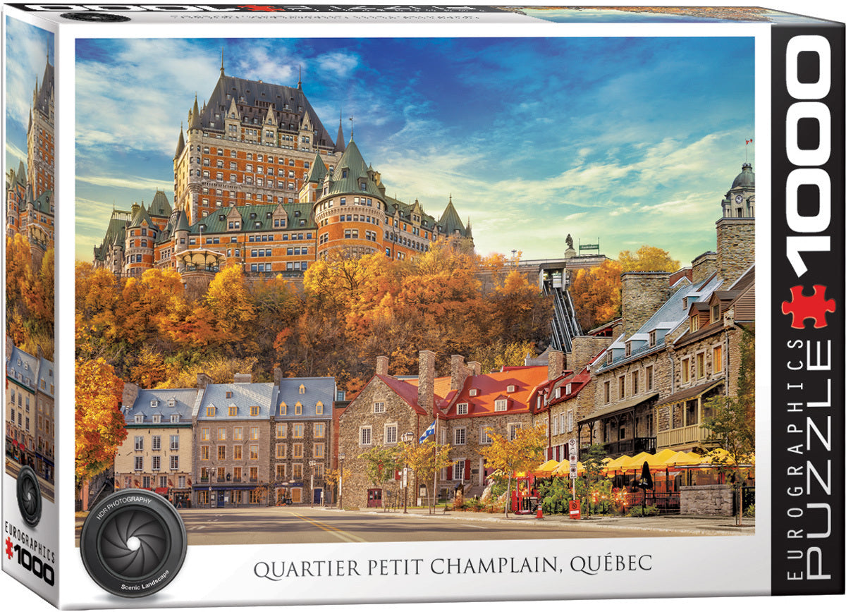 Eurographics - Quartier Petit Champlain, Quebec 1000 Piece Jigsaw Puzzle