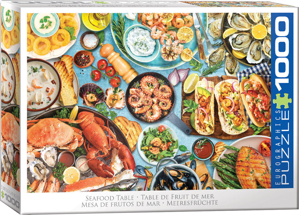 Eurographics - Seafood Table 1000 Piece Jigsaw Puzzle