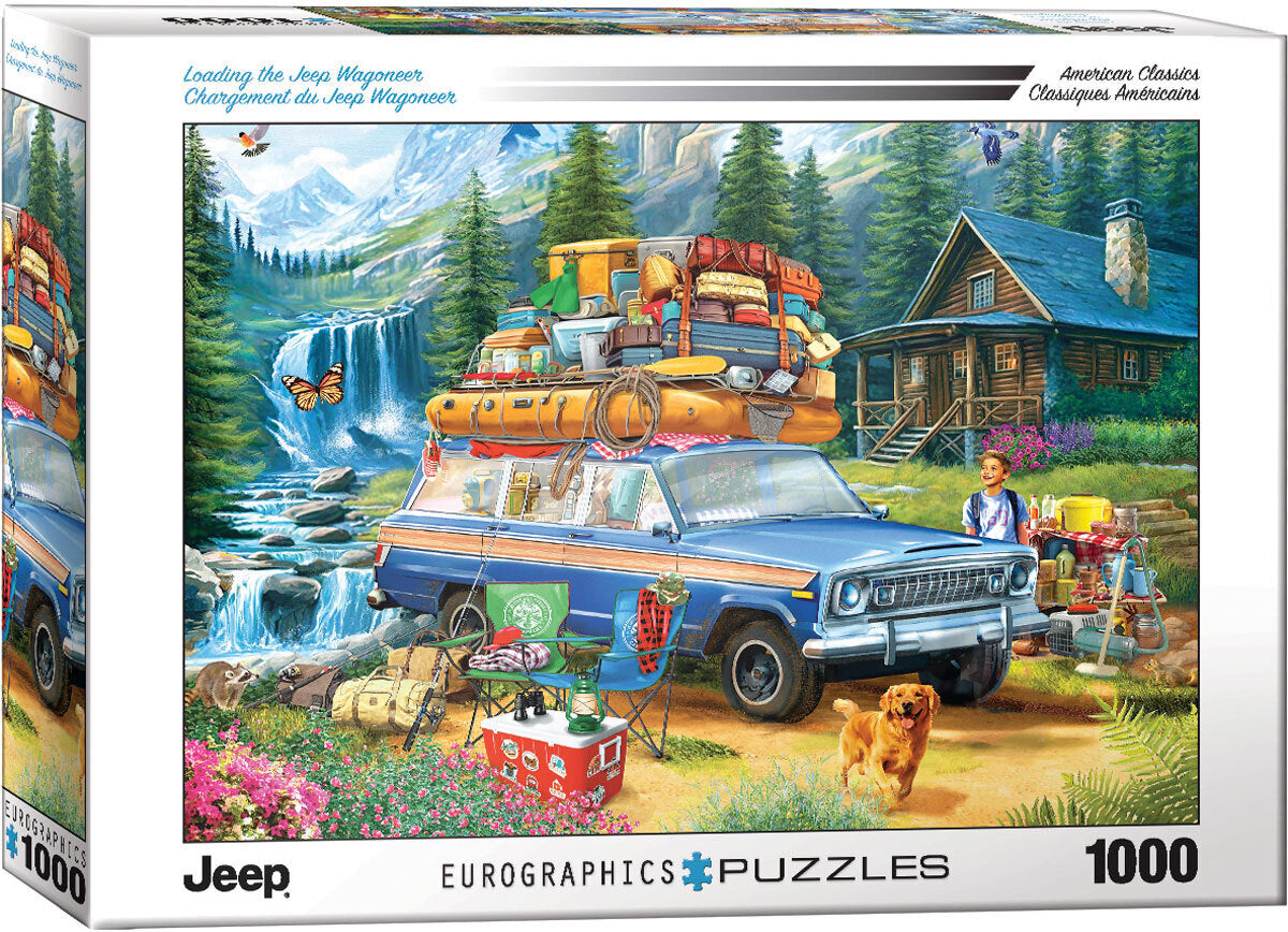 Eurographics - Loading the Wagoneer- Jeep 1000 Piece Jigsaw Puzzle