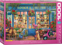 Eurographics - Books & Coffee 1000 Piece Jigsaw Puzzle