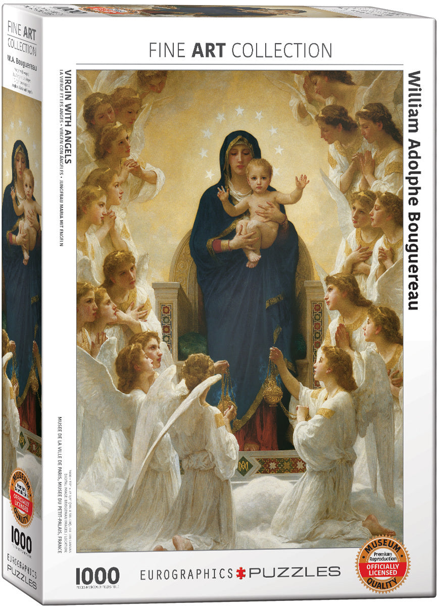 Eurographics - Virgin with Angels 1000 Piece Jigsaw Puzzle