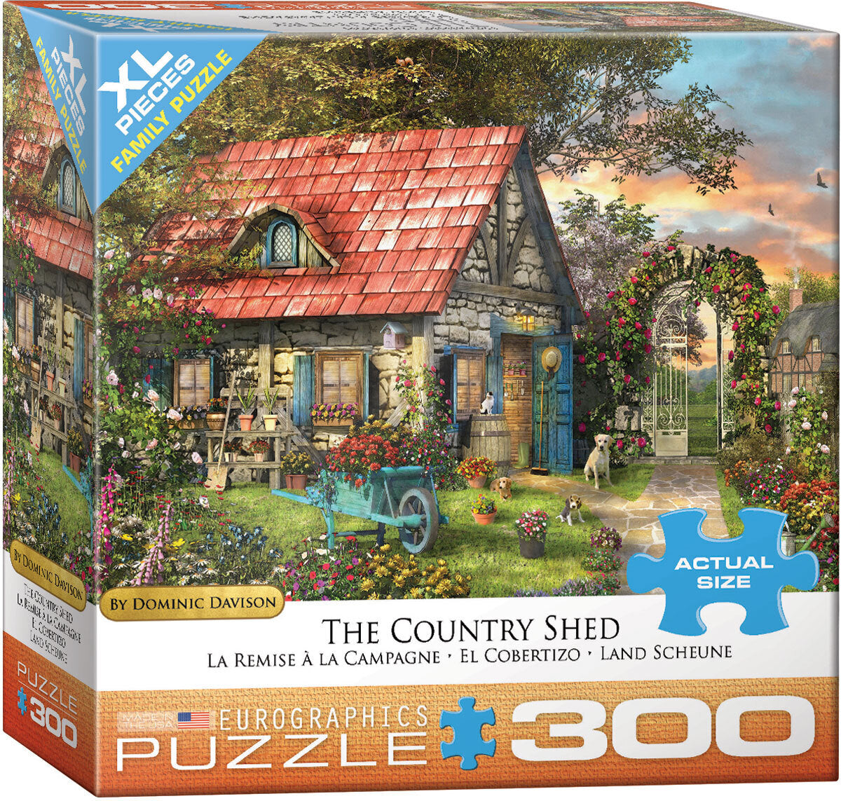 Eurographics - The Country Shed Large 300 Piece Jigsaw Puzzle