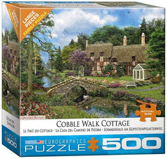 Eurographics - Cobble Walk Cottage Large 500 Piece Jigsaw Puzzle