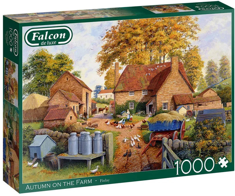 Falcon - Autumn on the Farm 1000 Piece Jigsaw Puzzle