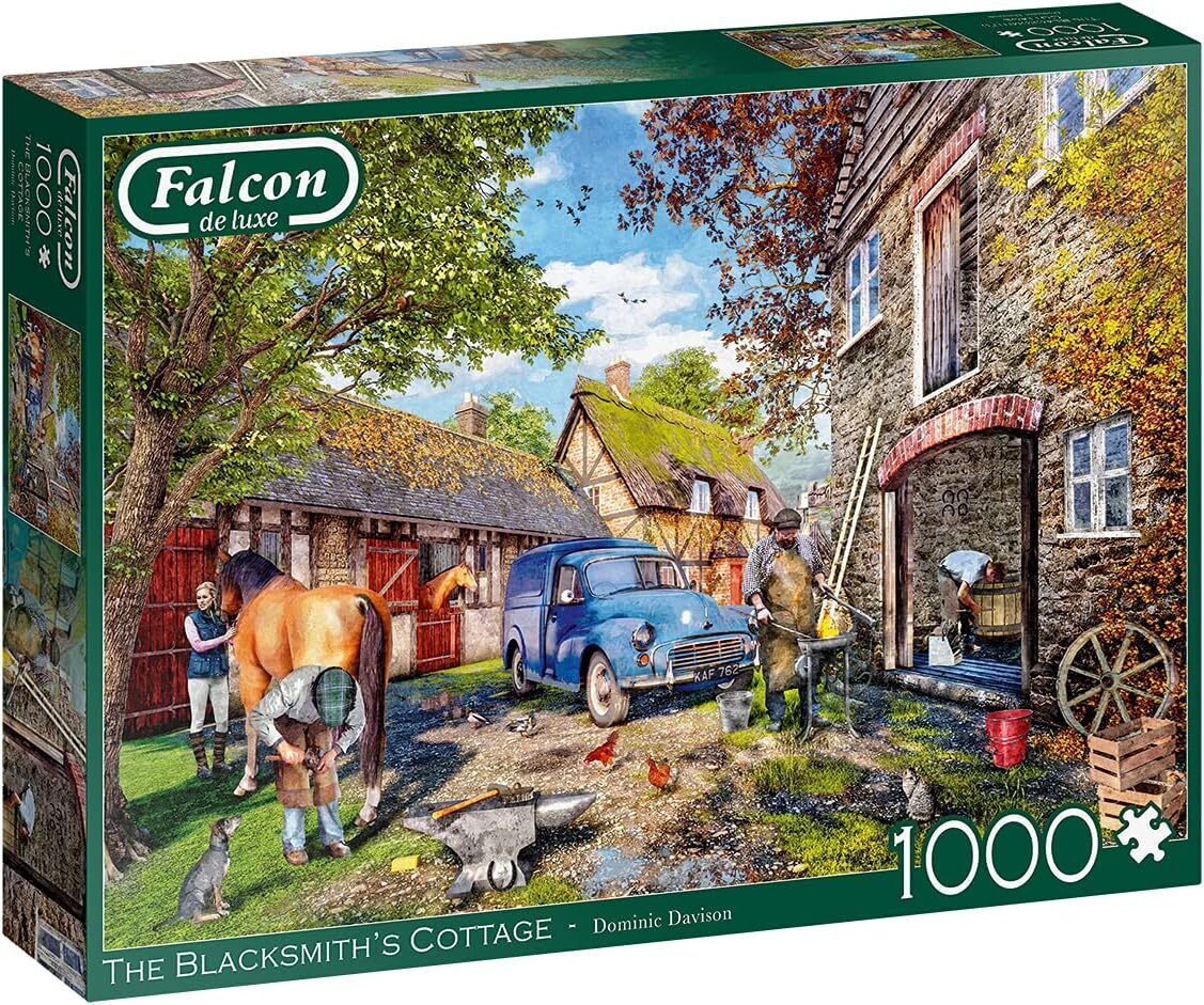 Falcon - Blacksmith's Cottage 1000 Piece Jigsaw Puzzle