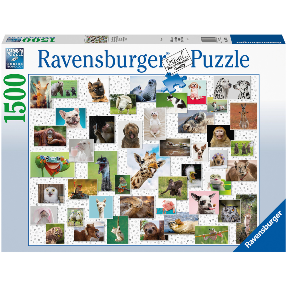 Ravensburger - Funny Animals 1500 Piece Adult's Jigsaw Puzzle