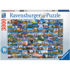 Ravensburger - 99 Beautiful Places of Europe 3000 Piece Adult's Jigsaw Puzzle