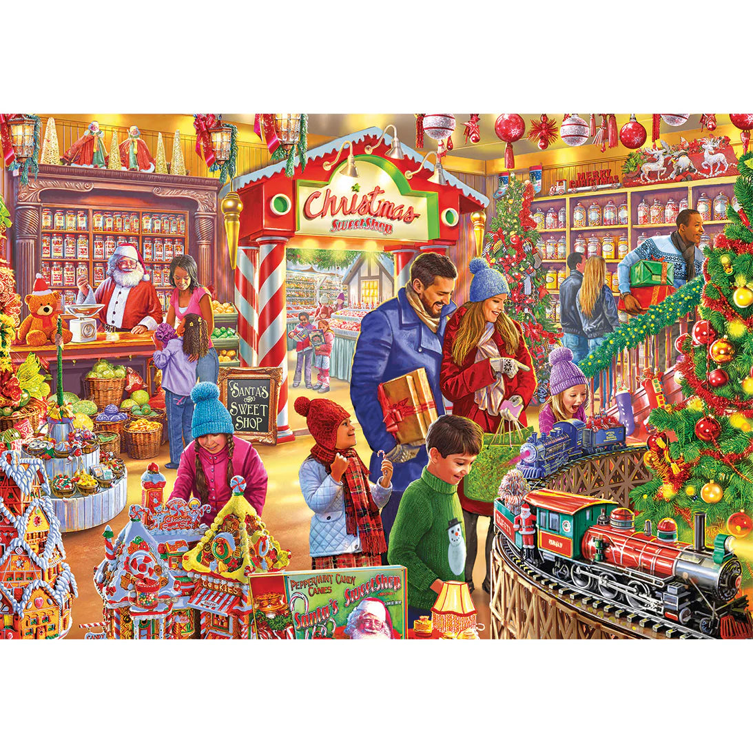 Gibsons -  Santa's Sweetshop Extra Large 250 XL Piece Jigsaw Puzzle