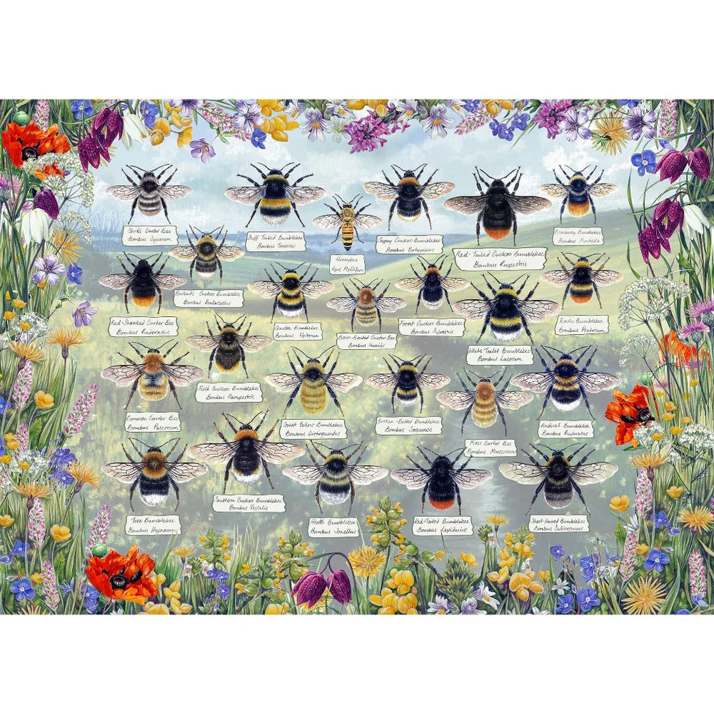 Gibsons - Brilliant Bees 1000 Piece Puzzle