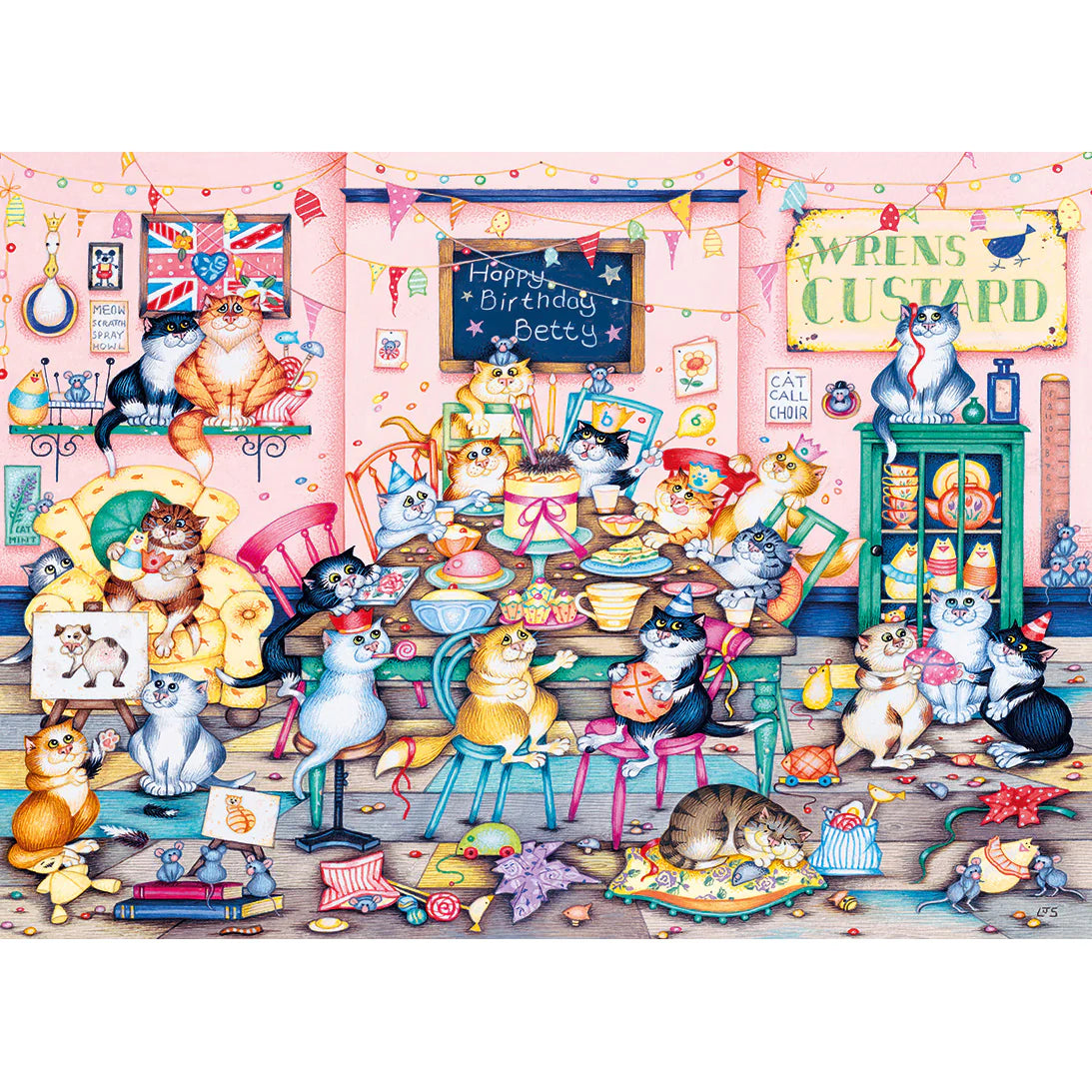 Gibsons - Betty's Birthday 1000 Piece Jigsaw Puzzle