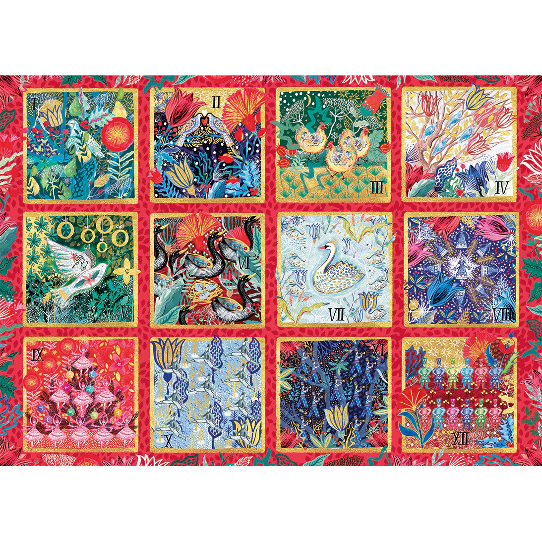 Gibsons - 12 Days of Christmas 1000 Piece Jigsaw Puzzle