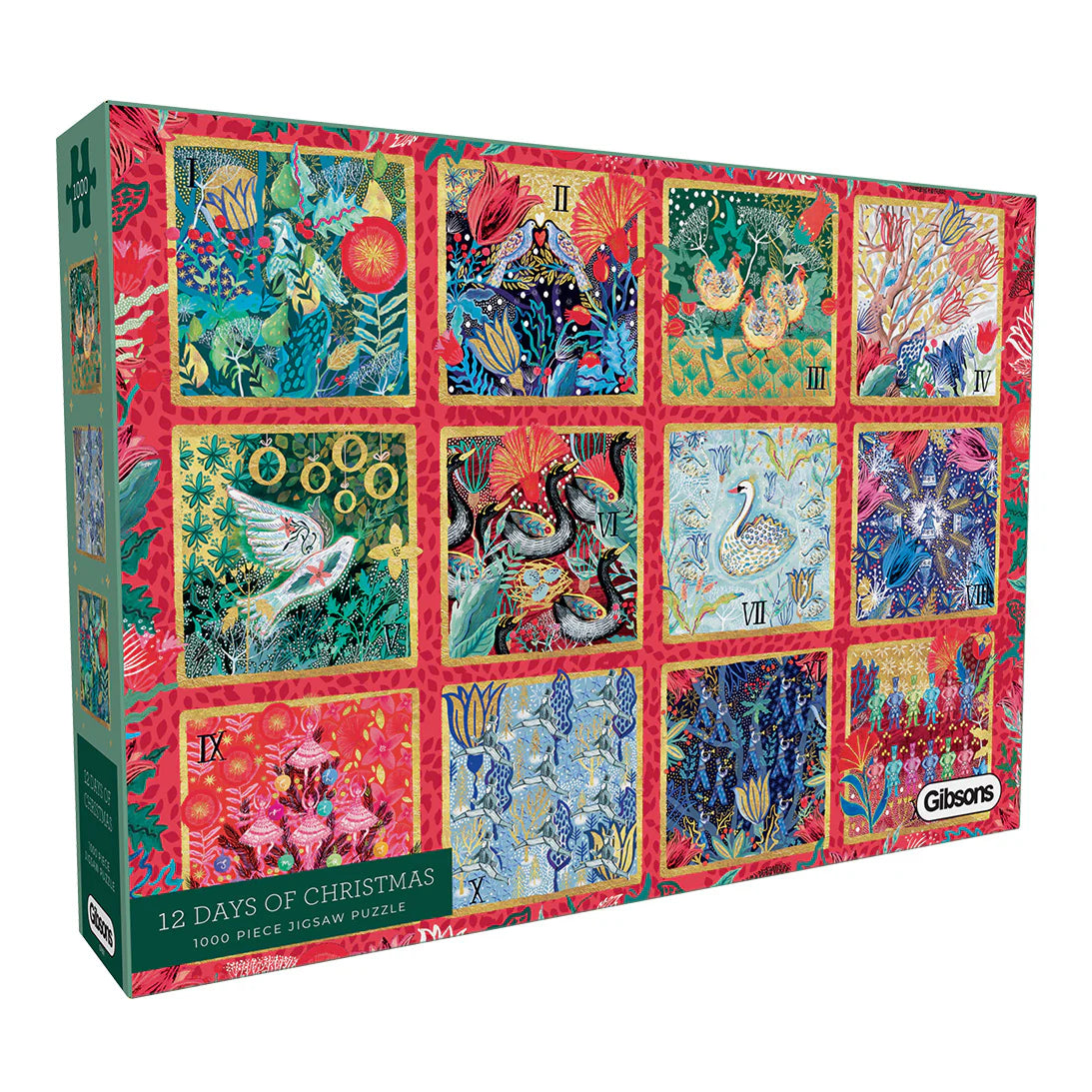 Gibsons - 12 Days of Christmas 1000 Piece Jigsaw Puzzle