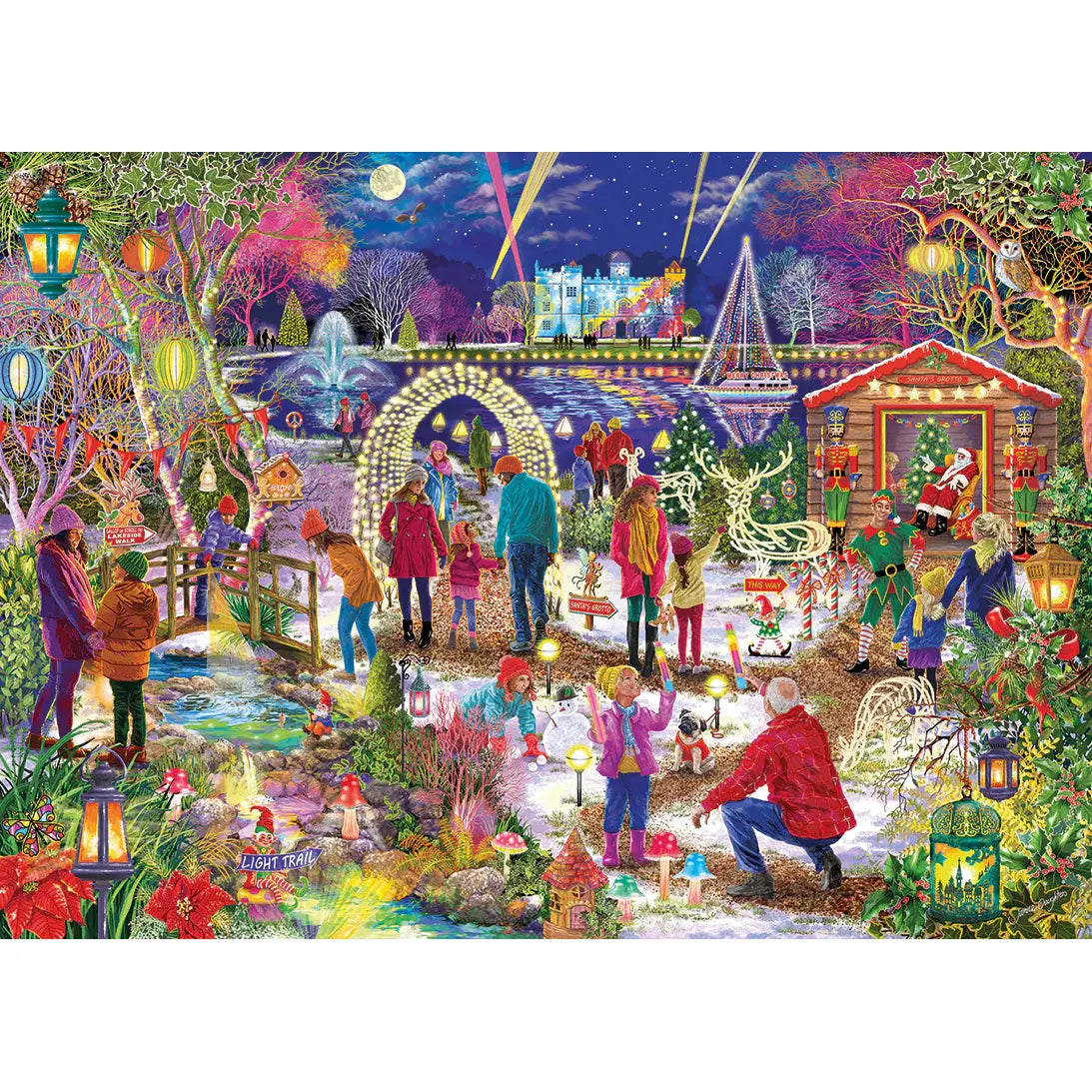 Gibsons - Enchanted Christmas Limited Edition 1000 Piece Jigsaw Puzzle