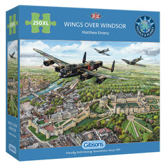 Gibsons - Wings Over Windsor Large 250 Piece Jigsaw Puzzle