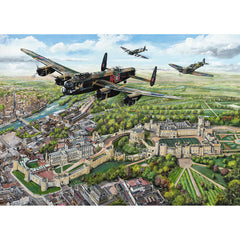 Gibsons - Wings Over Windsor Large 250 Piece Jigsaw Puzzle